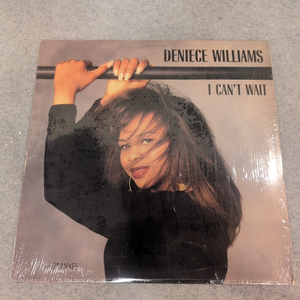 Deniece Williams I Can't Wait 12" Vinyl Single 1988 Columbia 44 07889 R&B Soul - Picture 1 of 4